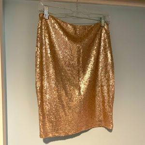 Lulu’s sequin stretchy skirt